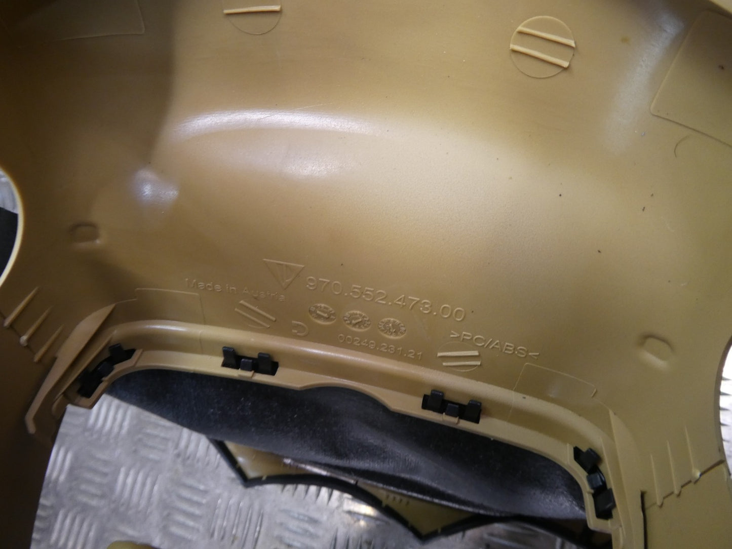 Porsche Panamera 970 Verkleidung Lenksäule Luxorbeige ORIGINAL gebraucht - 97055247300