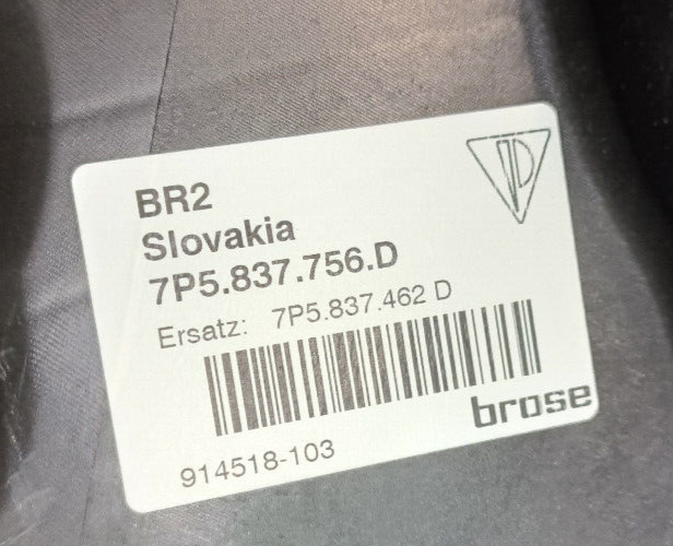 Porsche Cayenne S 92A Gestänge Seilzug Vorne Rechts 7P5837756D ORIGINAL gebraucht - Fensterheber