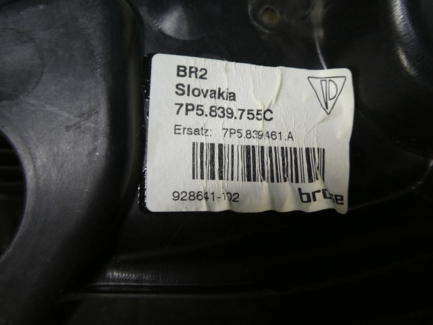Porsche Cayenne 92A ohne Motor hinten links 7P5839755C ORIGINAL gebraucht - Fensterheber