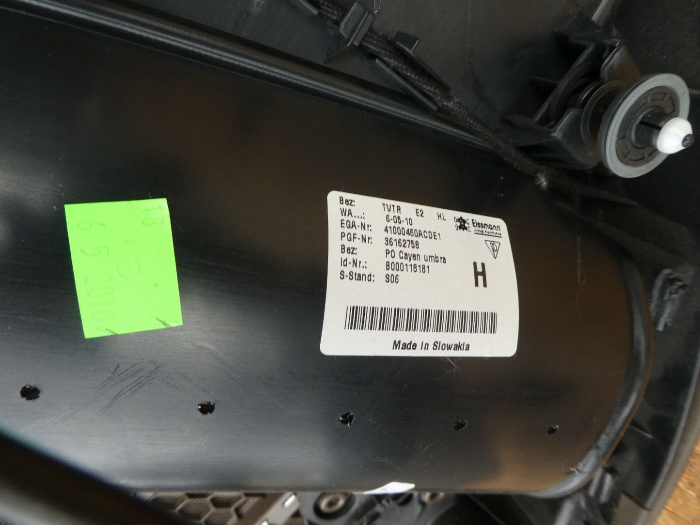 Porsche Cayenne 92A Türverkleidung Hinten Links Braun ORIGINAL gebraucht - Umbra ORIGINAL gebraucht - 7P5867211K