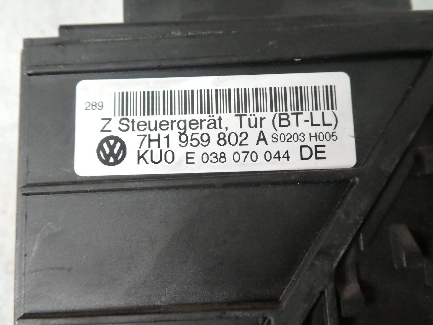 VW T5 MULTIVAN 2003-16 Fensterhebermotor Tür Vorne Rechts 7H1959802A ORIGINAL gebraucht - Transporter