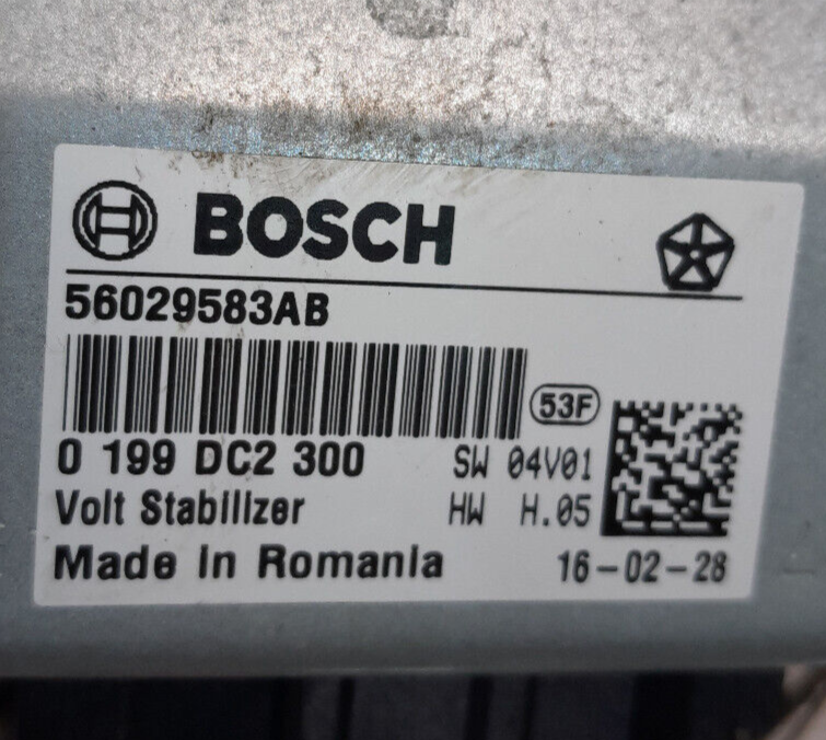Jeep Renegade 1.6 Mjet Steuergerät Elektronikmodul Bosch 0199DC2300 ORIGINAL gebraucht - 56029583AB