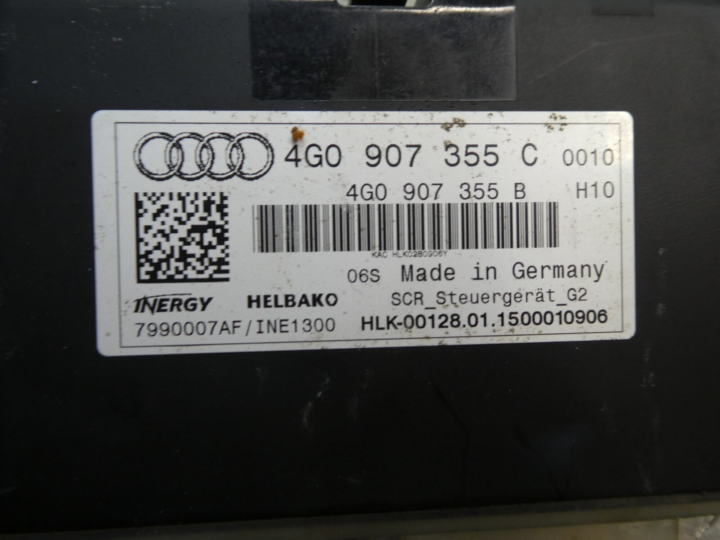 Porsche Macan 95B Diesel Steuergerät AdBlue SCR 4G0907355C ORIGINAL gebraucht - Dosierssystem