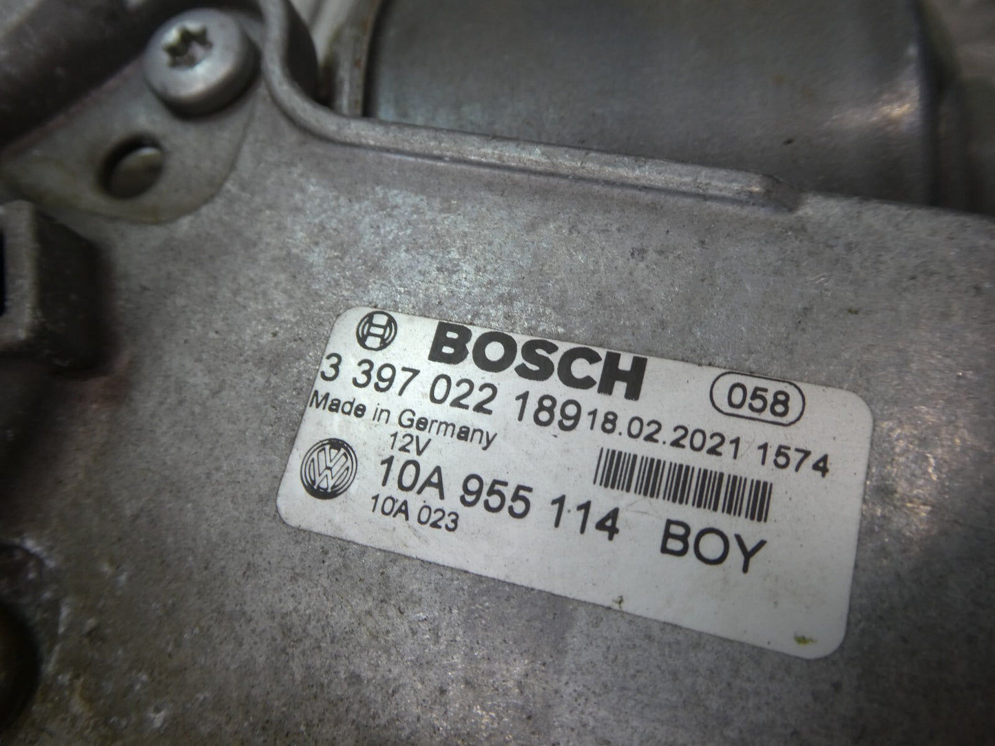 ID3 ID.3 Scheibenwischer gestänge mit Motor V R 10A955114 10A955120 ORIGINAL gebraucht - Volkswagen