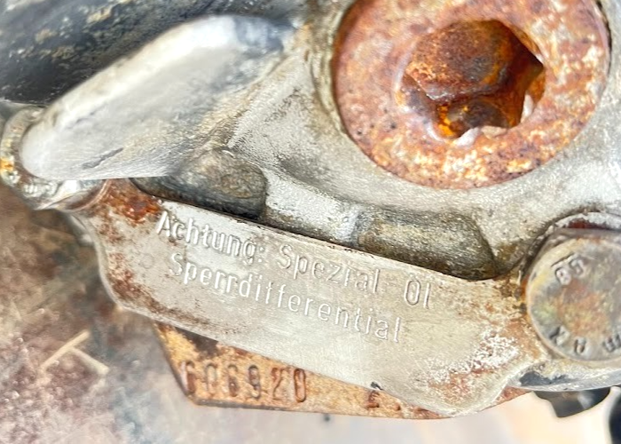 Mercedes-Benz C126 W126 500 SEC SEL Differential Ausgleichsgetriebe Hinterachse