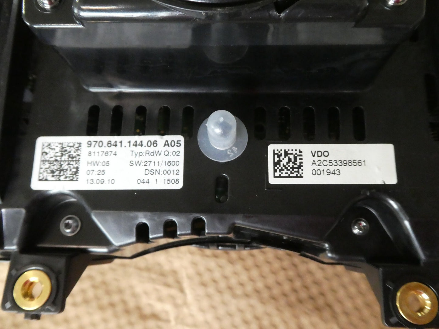 Porsche Panamer 970 Kombiinstrument Tacho Benzin PDK Getriebe A05 * ORIGINAL gebraucht - 97064114406