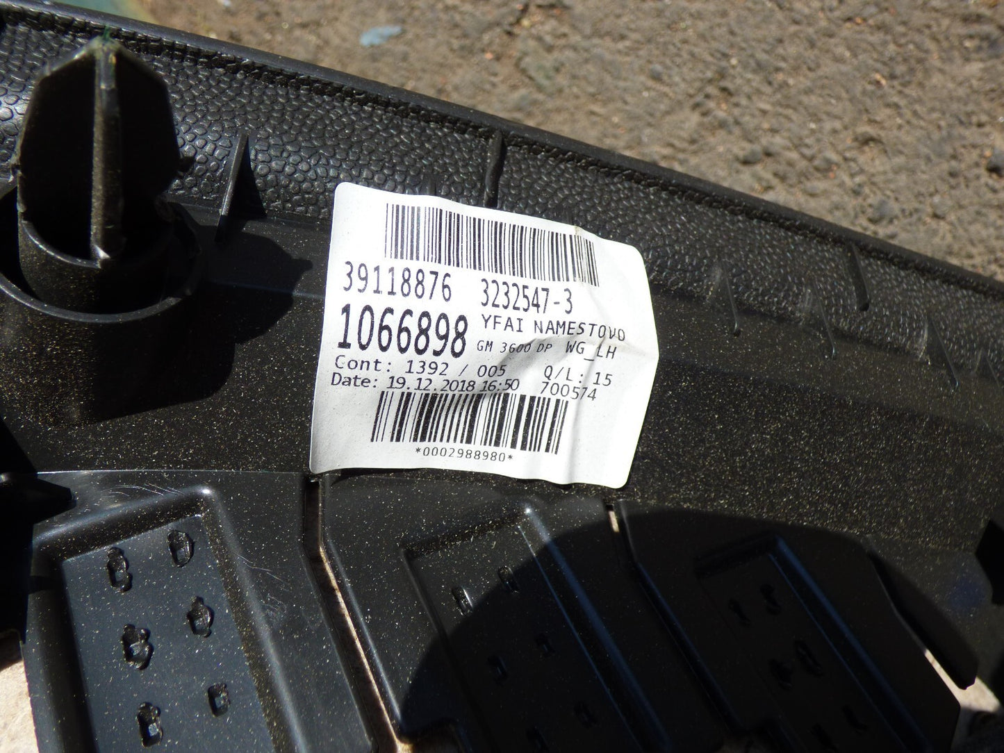 OPEL ASTRA K Sports Tourer Kombi Tür Türverkleidung Türpappe Hinten Li ORIGINAL gebraucht - 39118876