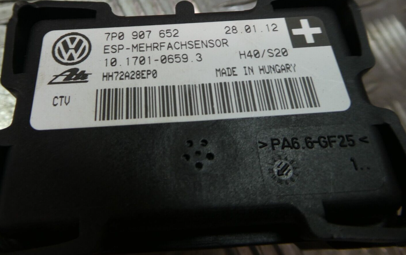 Porsche Cayenne 92A ESP ORIGINAL gebraucht - Sensor 7P0907652 ORIGINAL gebraucht - Mehrfachsensor