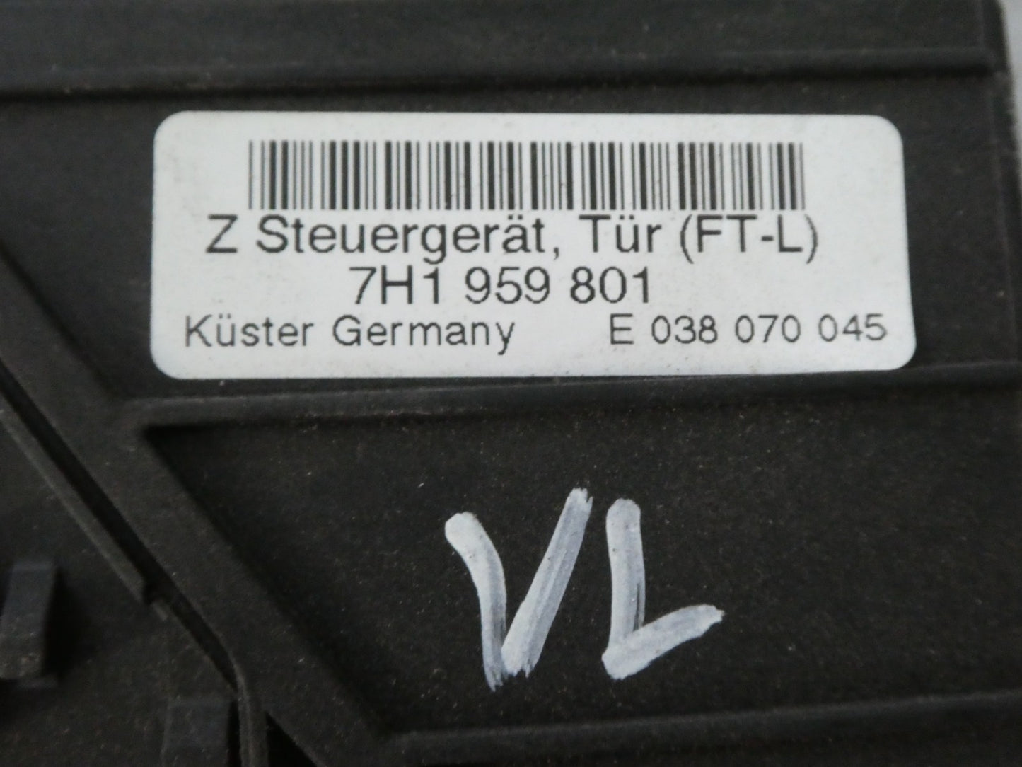 VW T5 MULTIVAN 2003-2016 Fensterhebermotor Tür Vorne Links 7H1959801 ORIGINAL gebraucht - Transporter