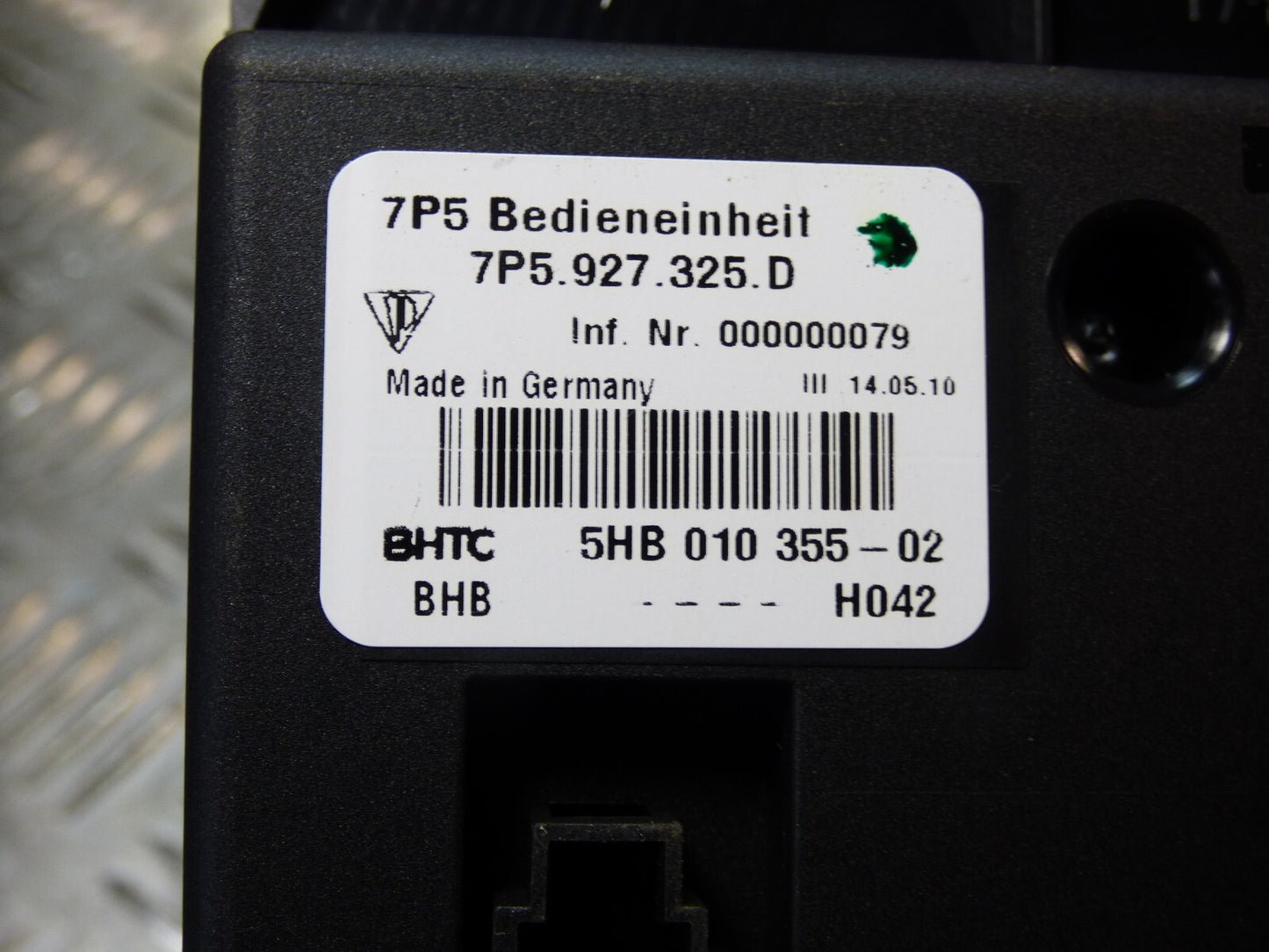 Porsche Cayenne S 92A Bedieneinheit Zentralverriegelung 7P5927325D ORIGINAL gebraucht - Schalter