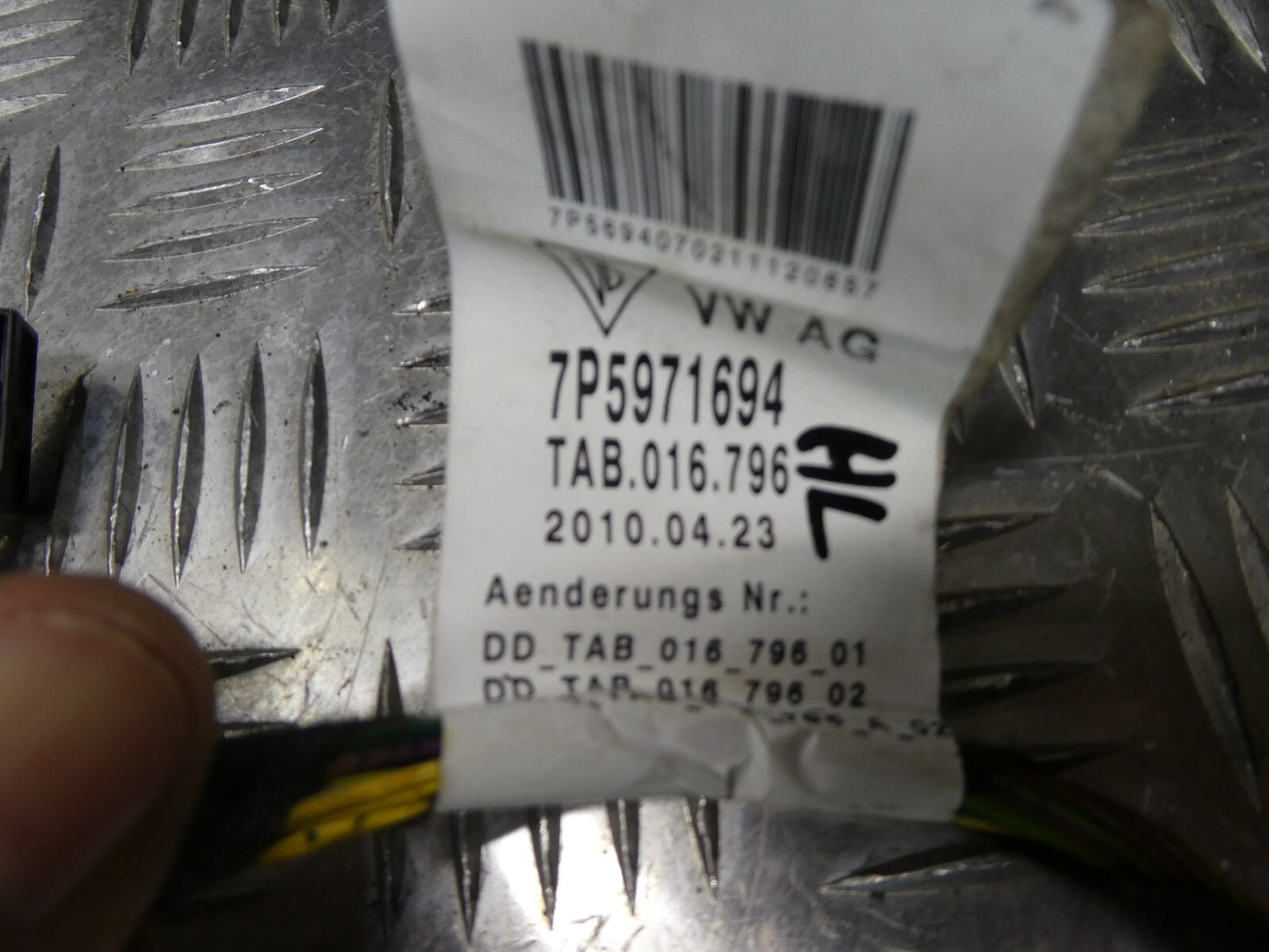 Porsche Cayenne 92A Türkabelbaum Tür Hinten Links 7P5971694 ORIGINAL gebraucht - Leitungssatz
