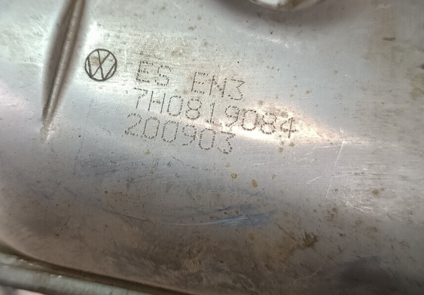 VW T5 1.9 TDI Auspuff Schalldämpfer Standheizung 7H0819084 ORIGINAL gebraucht - Transporter