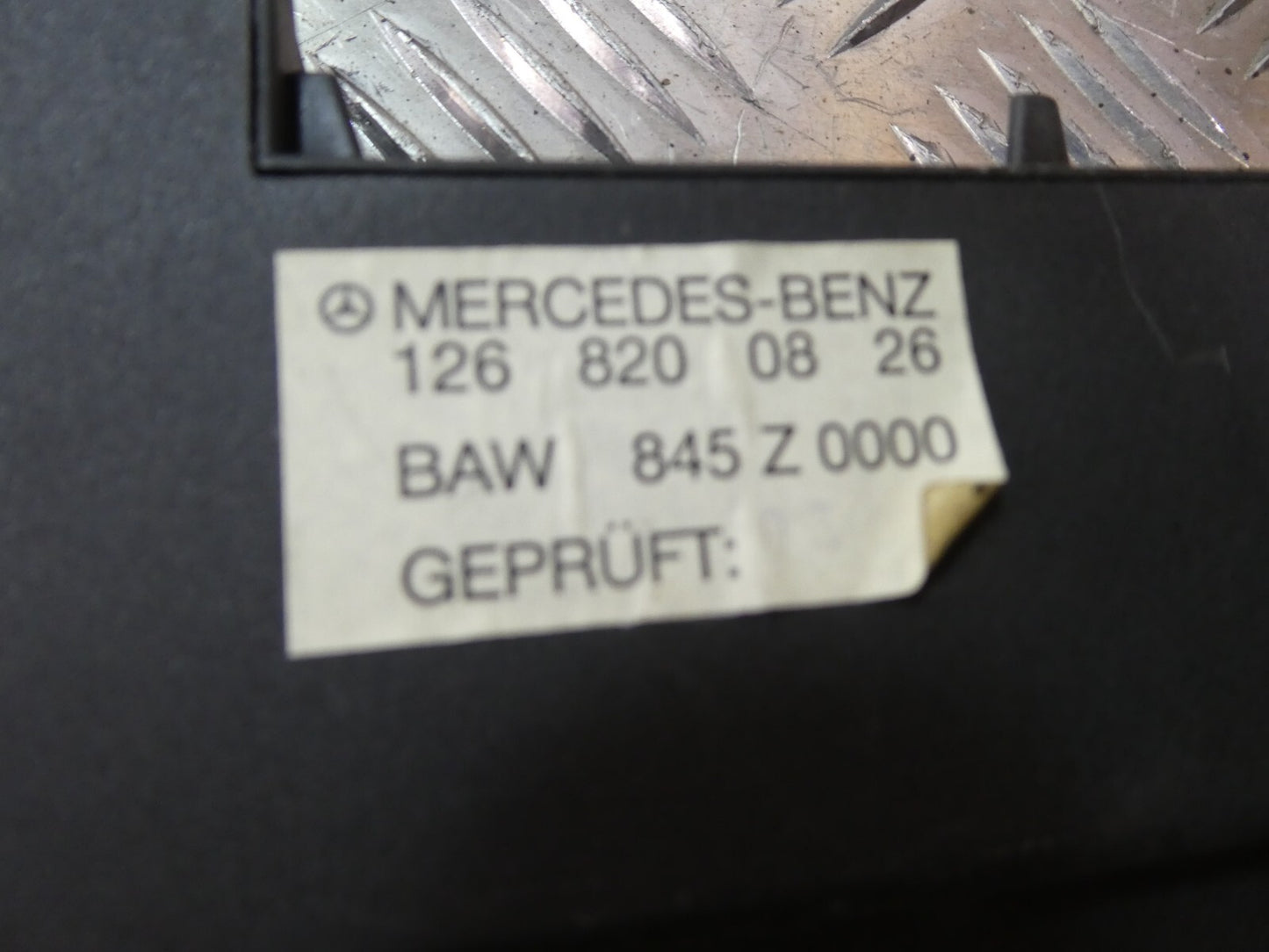 Mercedes-Benz C126 W126 W124 W201 Alarmanlage Steuergerät EDW II ORIGINAL gebraucht - 126820826