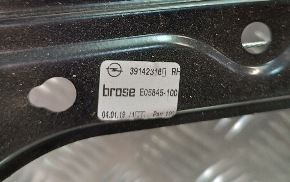 OPEL ASTRA K 1.4 2019 Schrägheck Fensterheber Vorne Rechts ORIGINAL gebraucht - 39142316