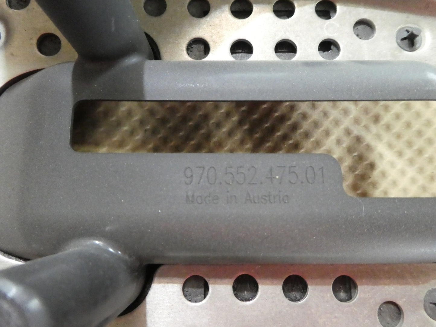 Porsche Panamer 970 Verkleidung Lenksäule schwarz unten ORIGINAL gebraucht - 97055247501
