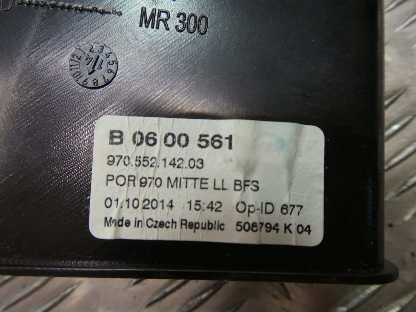 Porsche Panamera S 970 Luftdüse Armaturenbrett Rechts Mitte ORIGINAL gebraucht - 97055214203