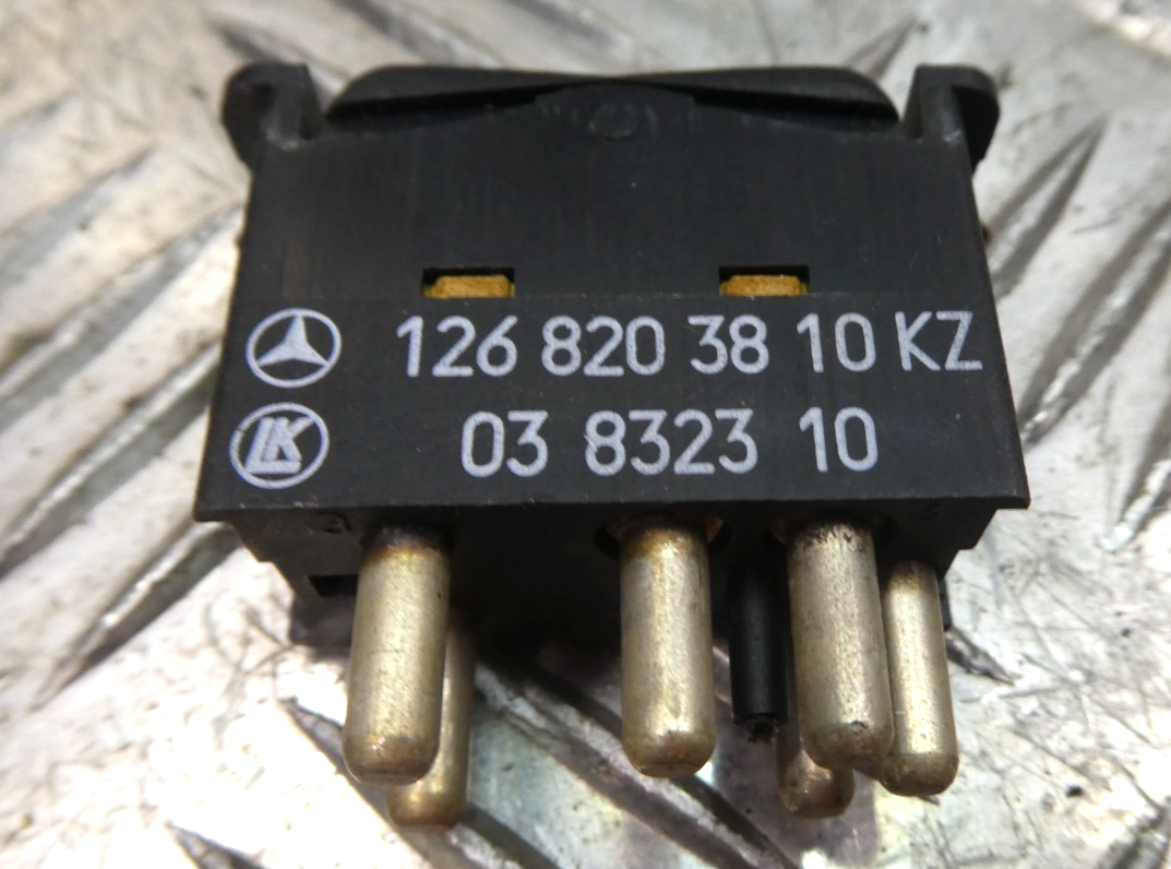 Mercedes-Benz W126 C126 SEC Schalter Sitzheizung KZ ORIGINAL gebraucht - 1268203810