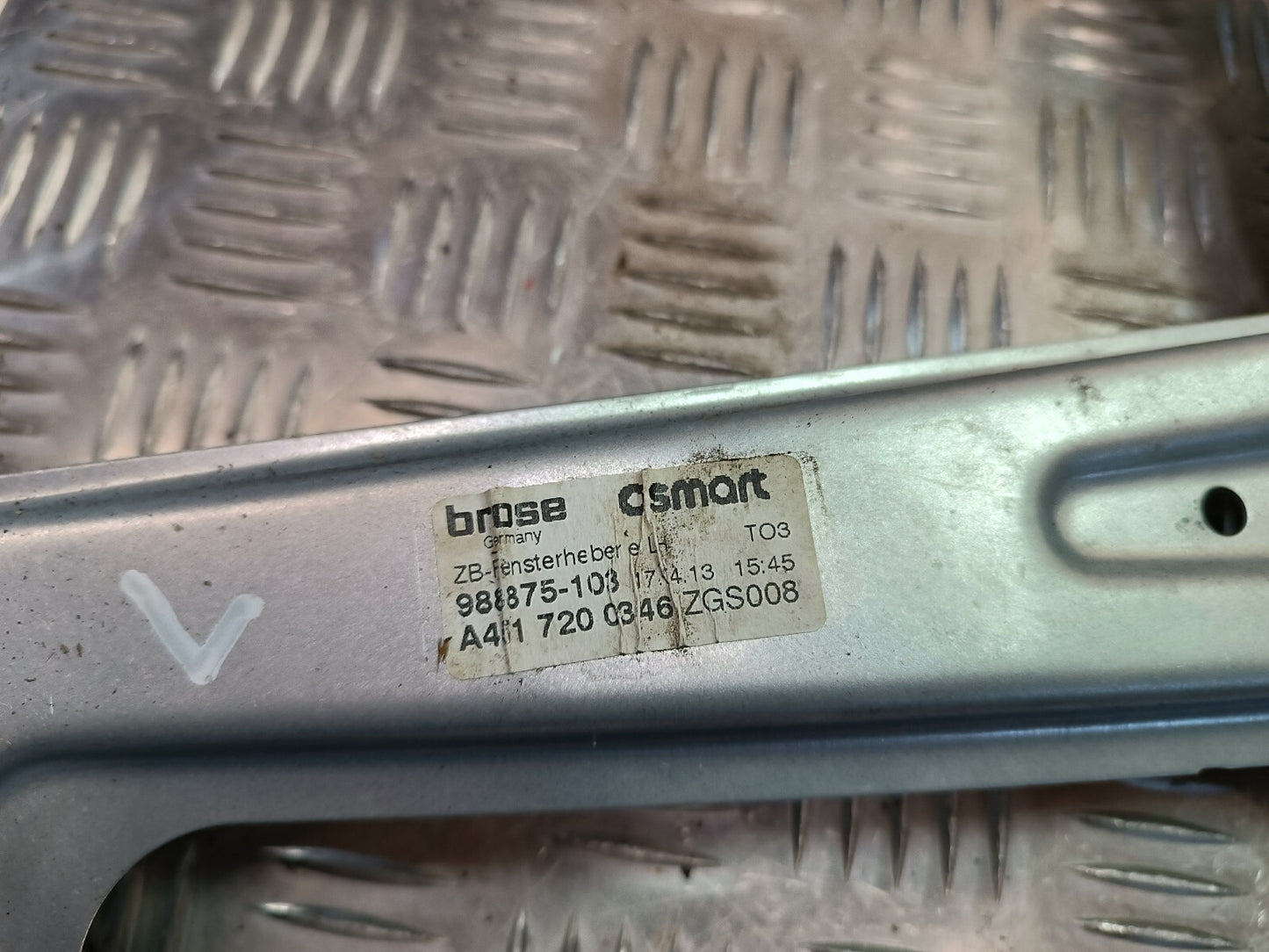 Smart ForTwo 451 Electric Drive Fensterheber elektrisch Links ORIGINAL gebraucht - A4517200346