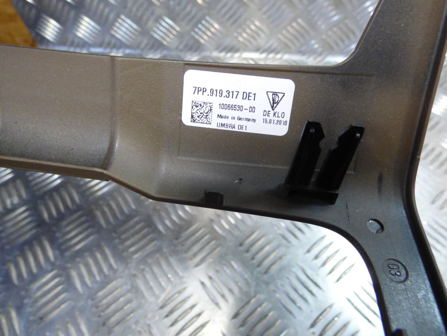 Porsche Cayenne S 92A Innenleuchte Schalter Braun Umbra 7PP919317 DE1 ORIGINAL gebraucht - Abdeckung