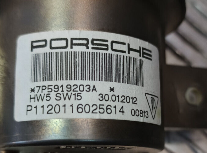 Porsche Cayenne S 92 Center Chrono Clock Chronometer 7P5919203A ORIGINAL gebraucht - Dashboard