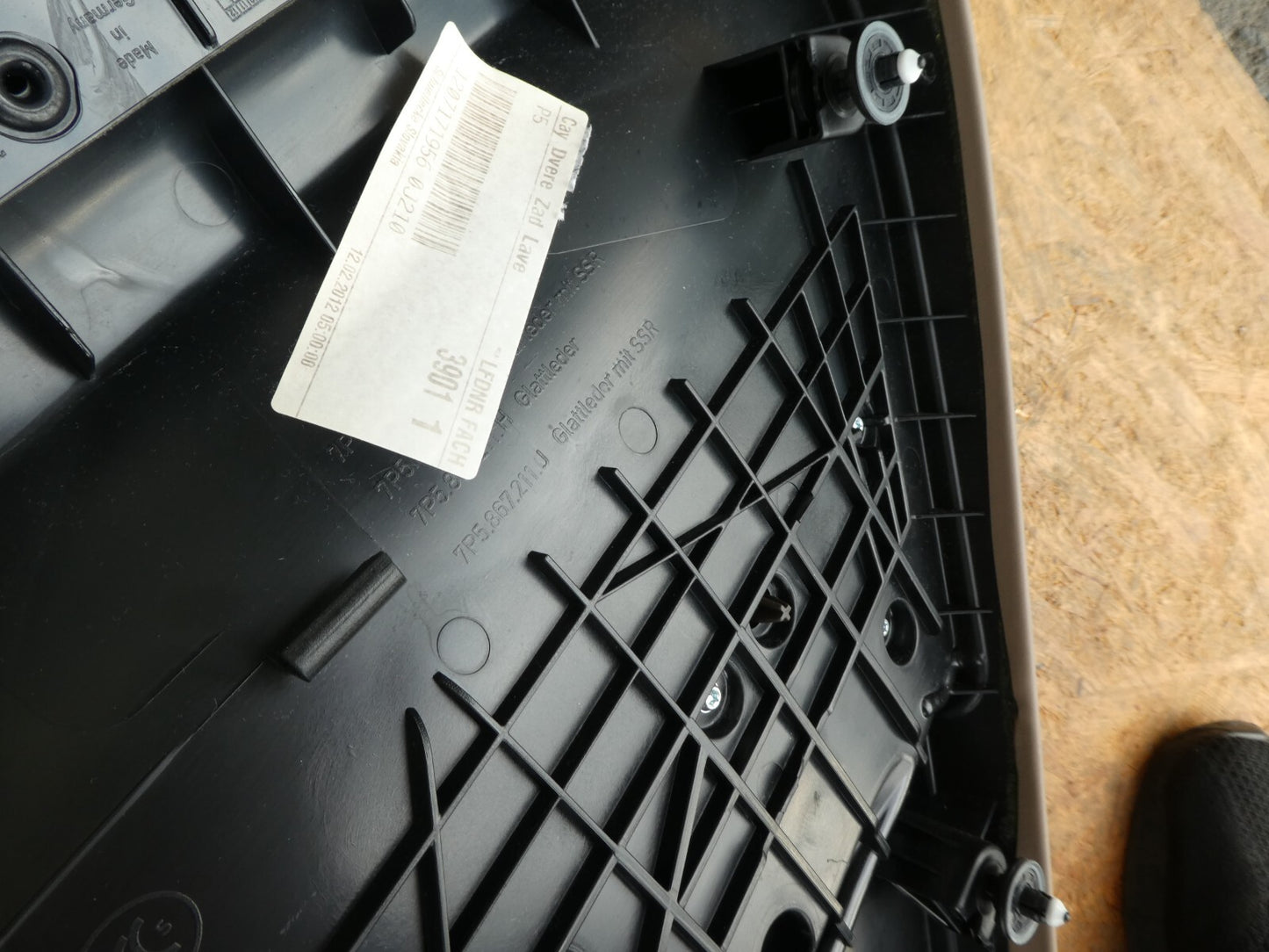 Porsche Cayenne 92A Türverkleidung Hinten Rechts Braun ORIGINAL gebraucht - Umbra ORIGINAL gebraucht - 7P5867212K