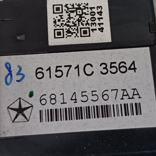 Jeep Grand Cherokee WK2 Steuergerät AUX USB SD Gerat Einheit Hinten ORIGINAL gebraucht - 68145567AA