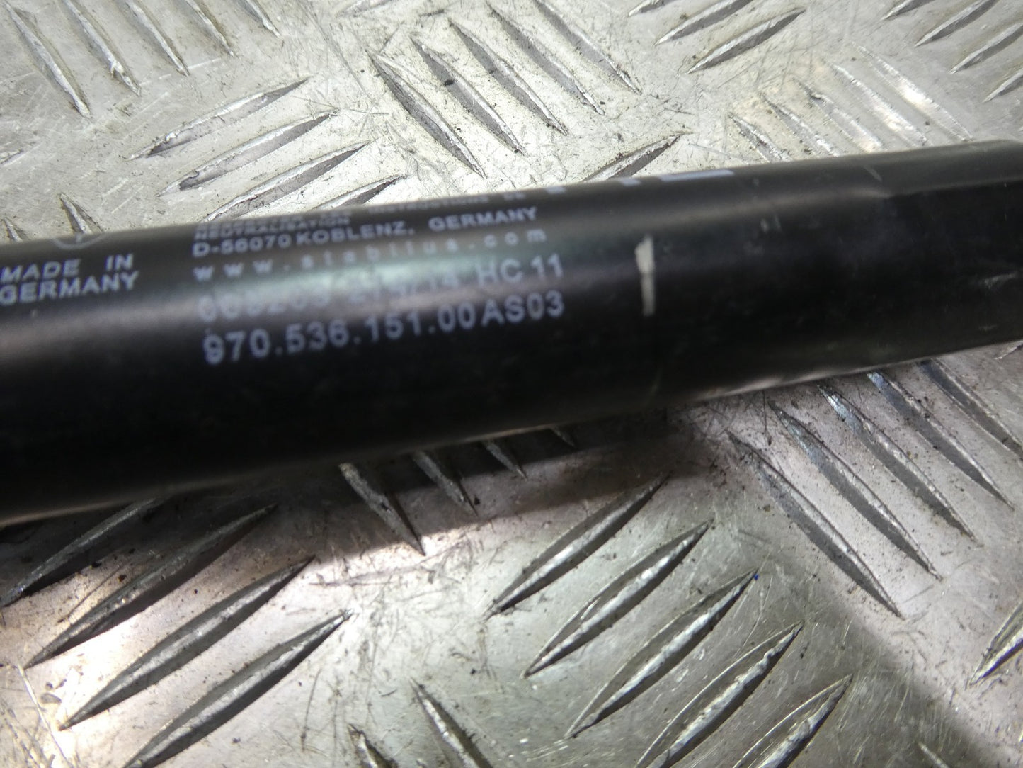 Porsche Panamera 970 Original Türbremse Hinten Links gebraucht - 97053615100