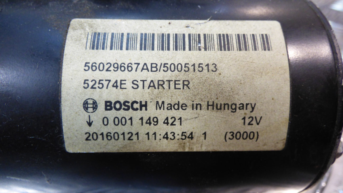 Jeep Grand Cherokee 3.0 CDR WK2 Original Anlasser 0001149421 gebraucht - 56029667AB