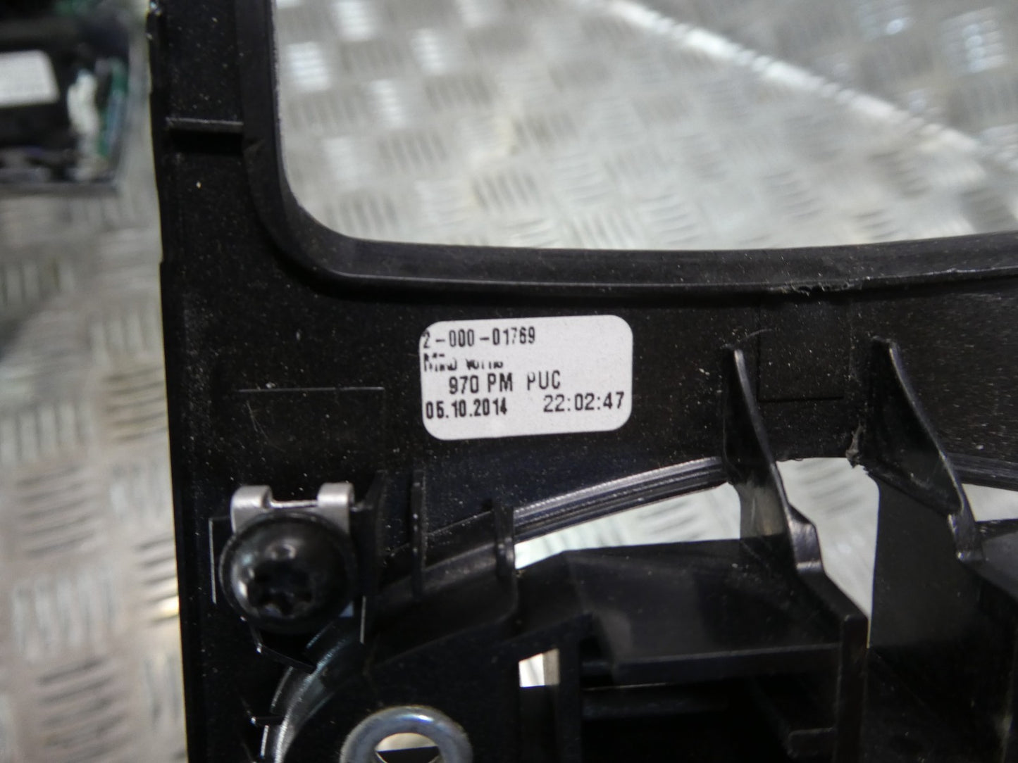 Porsche Panamera 970 Mittelkonsole Verkleidung Klavierlack ORIGINAL gebraucht - 97055337100