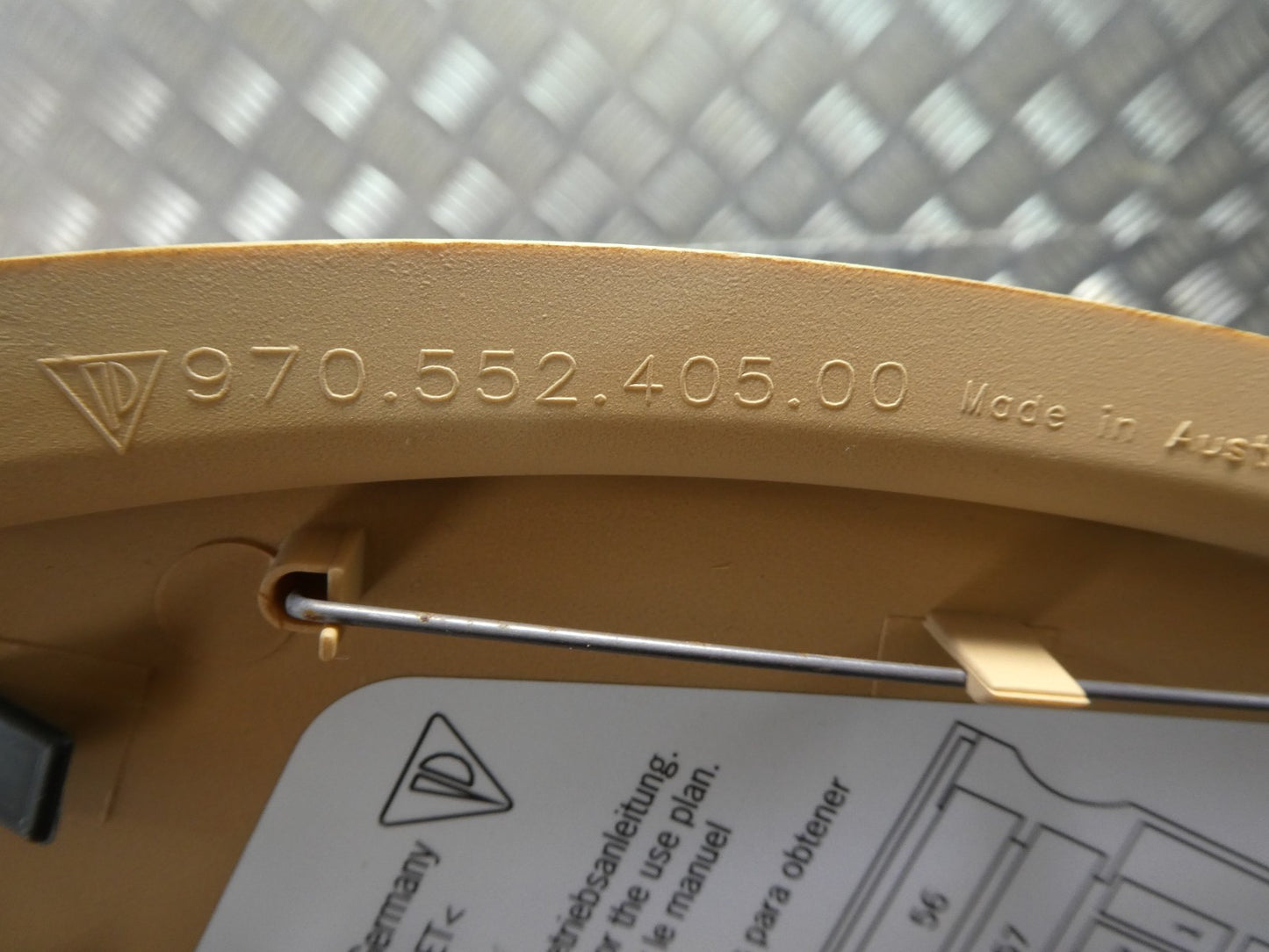 Porsche Panamera 970 Abdeckung Armaturenbrett links Verkleidung ORIGINAL gebraucht - 97061036500