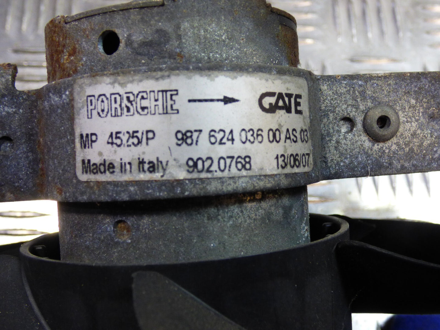 Porsche Boxster S 987 Lüfter Gebläse Kühlergebläse Motor Radiator ORIGINAL gebraucht - 98762403600