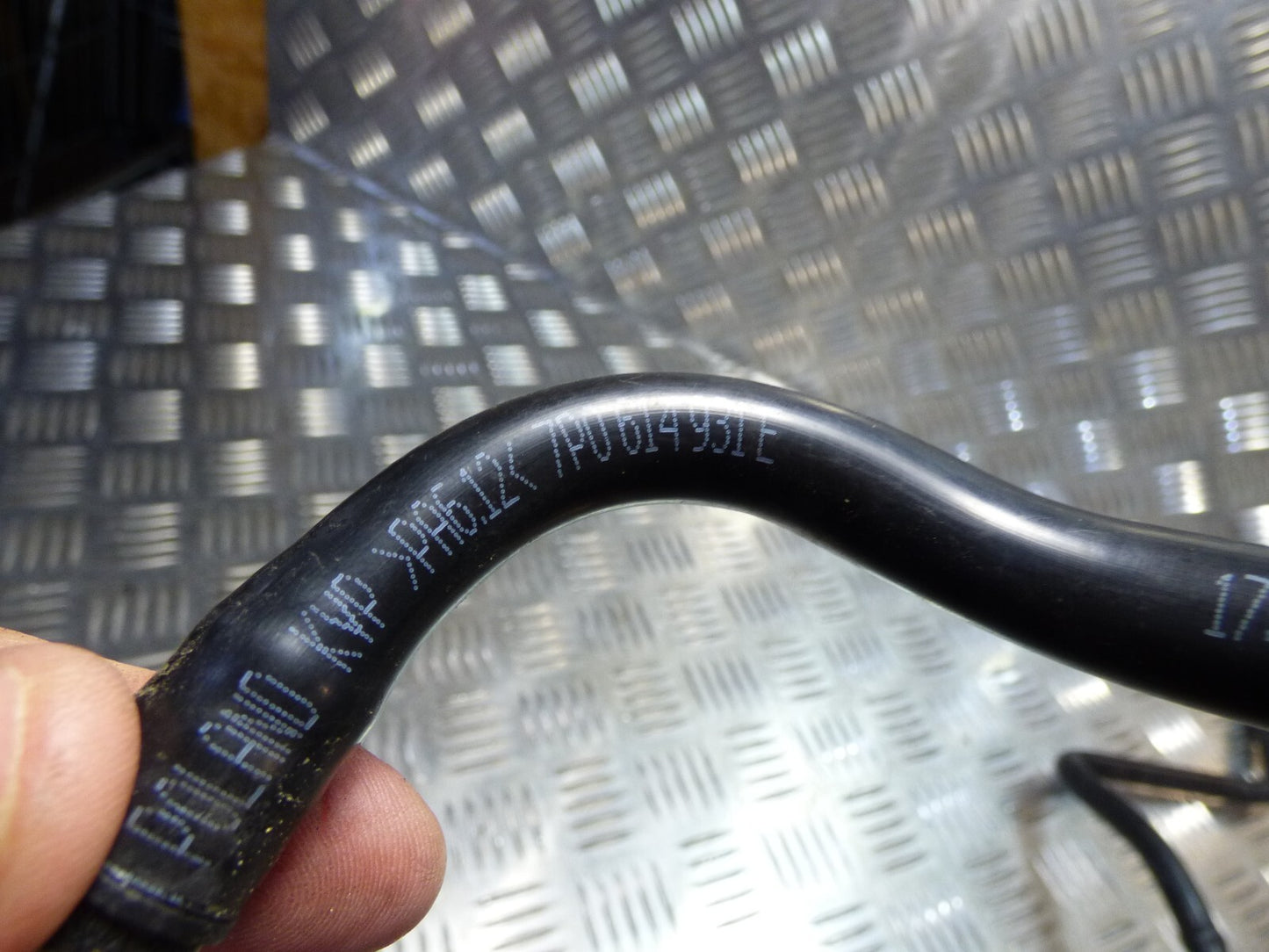 Porsche Cayenne 92A Hybrid Vakuum Rohr, 7P0614931F, 7P0614931E ORIGINAL gebraucht - 7P0614931D