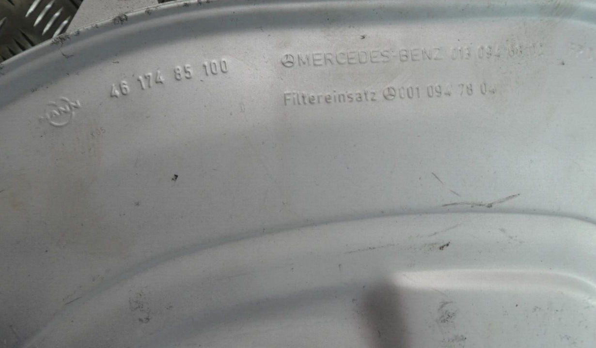Mercedes C126 W126 Luftfilterkasten Filterkasten Aluminium 4617485100 ORIGINAL gebraucht - 0130946802