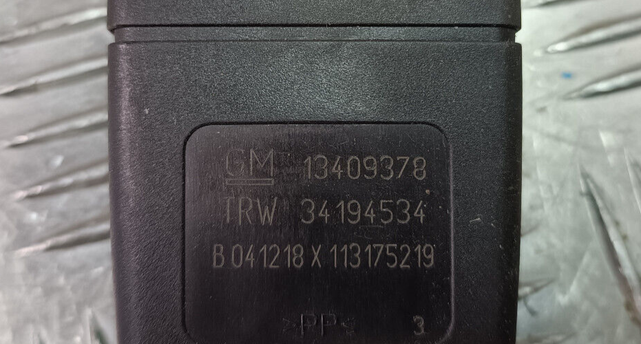 OPEL ASTRA K 1.4 2019 Gurtschloss hinten rechts ORIGINAL gebraucht - 13409378