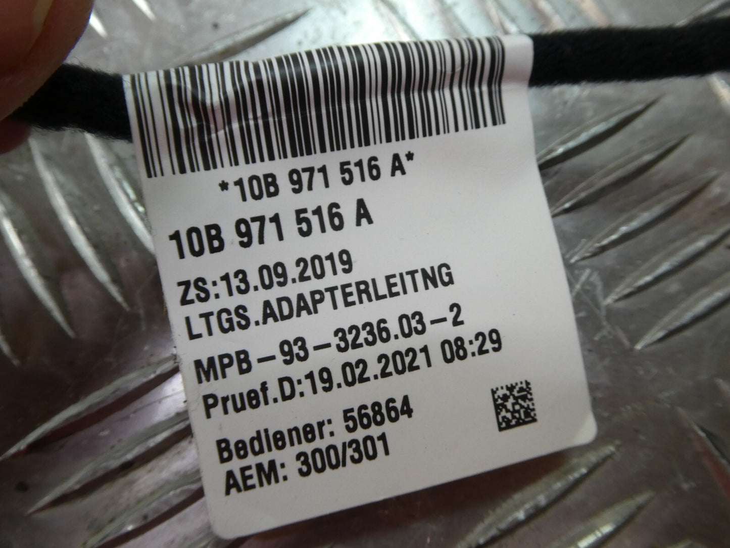 VW ID3 ID.3 LTGS. Adapterleitung Kabel Kabelbaum 10B971516A ORIGINAL gebraucht - Volkswagen