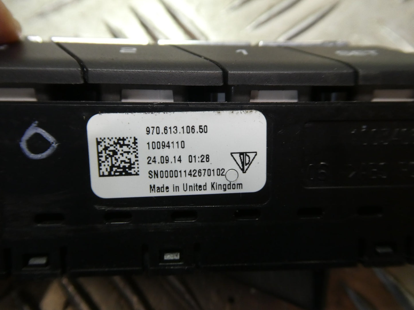 Porsche Panamera 970 Memory schalter Sitzverstellung Vorne Rechts ORIGINAL gebraucht - 97061310650