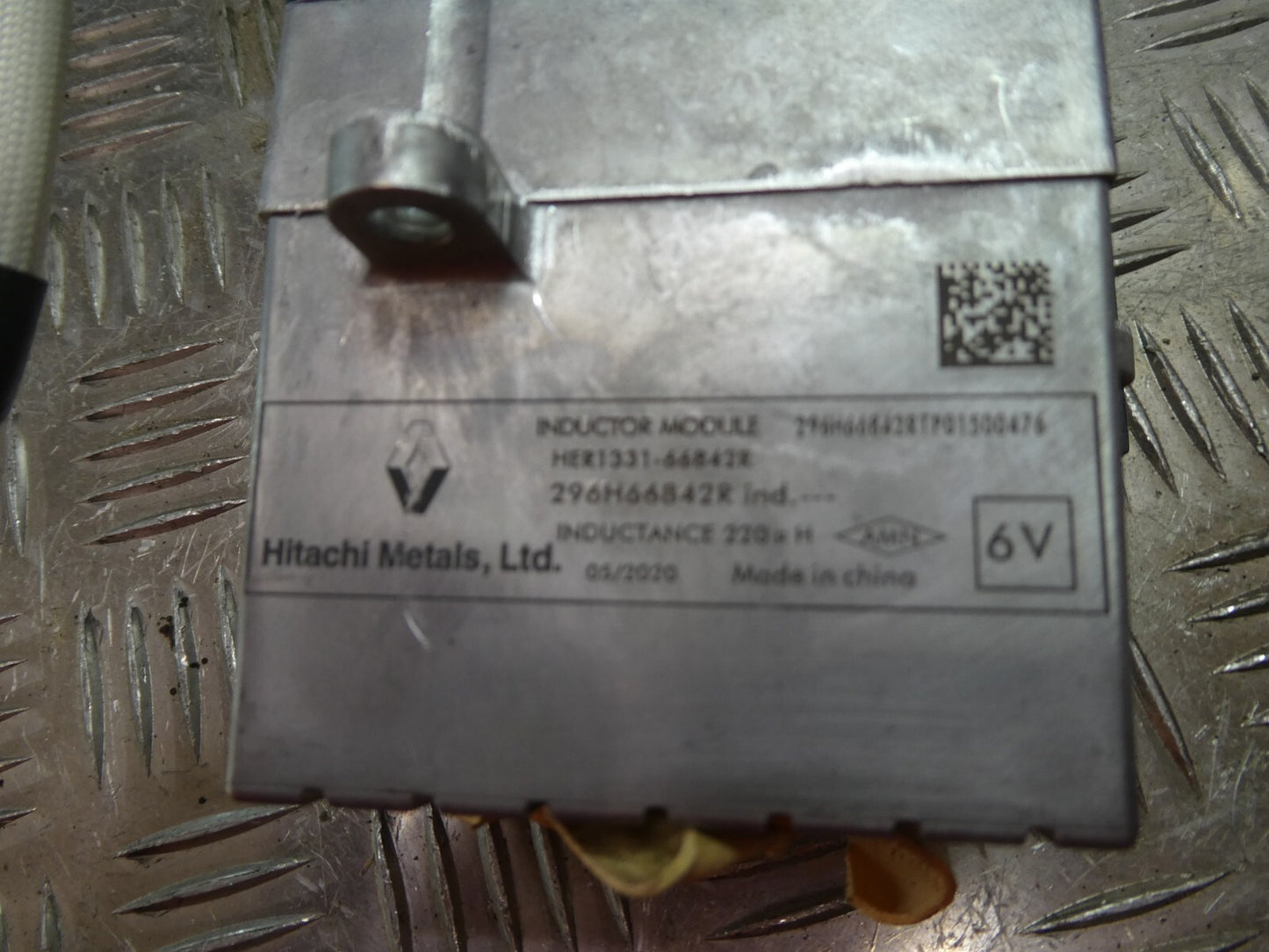 Renault Zoe 2022 Inductor Modul 6V Hitachi 296H66842R ORIGINAL gebraucht - Facelift