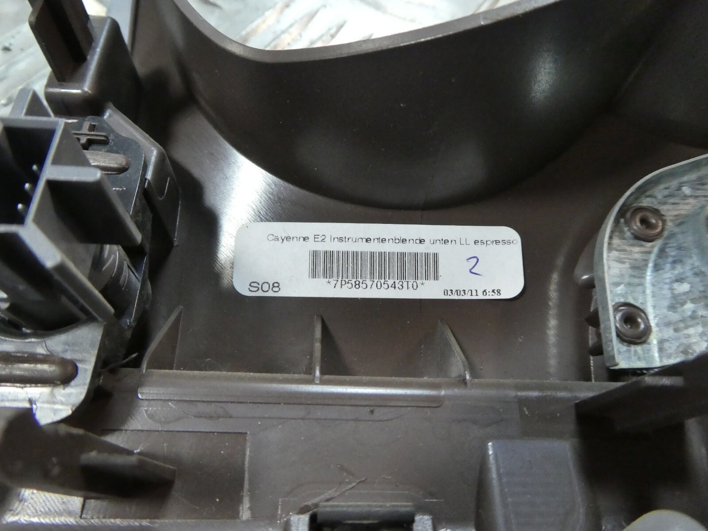 Porsche Cayenne 92A Lenksäulenverkleidung Lenksäule 7P5953515 ORIGINAL gebraucht - Verkleidung
