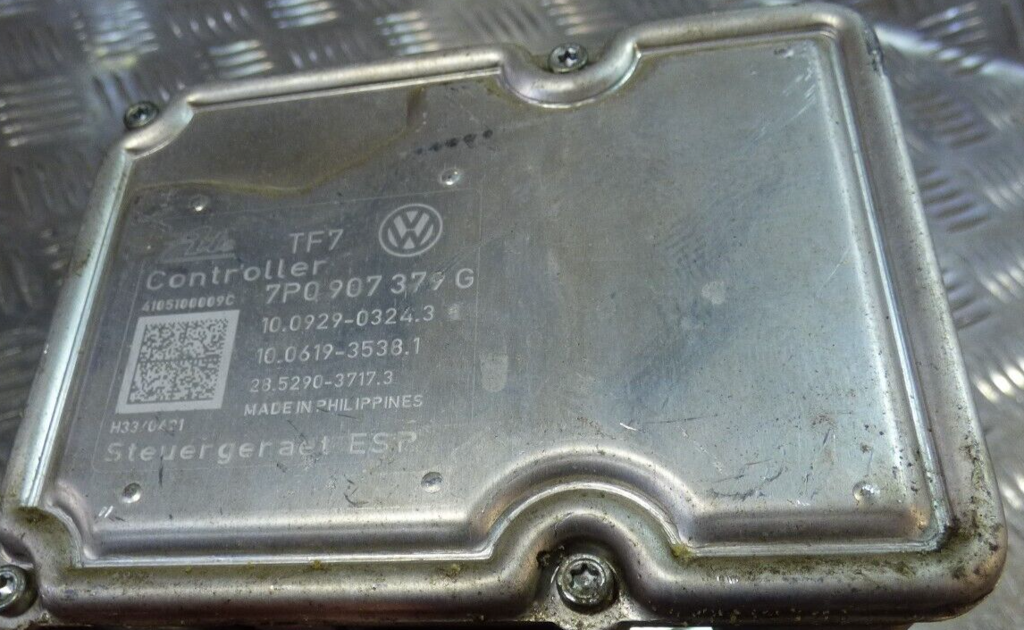 Porsche Cayenne 92A ABS Steuergerät ESP 7P0614517G 7P0907379G ORIGINAL gebraucht - Hydraulikblock