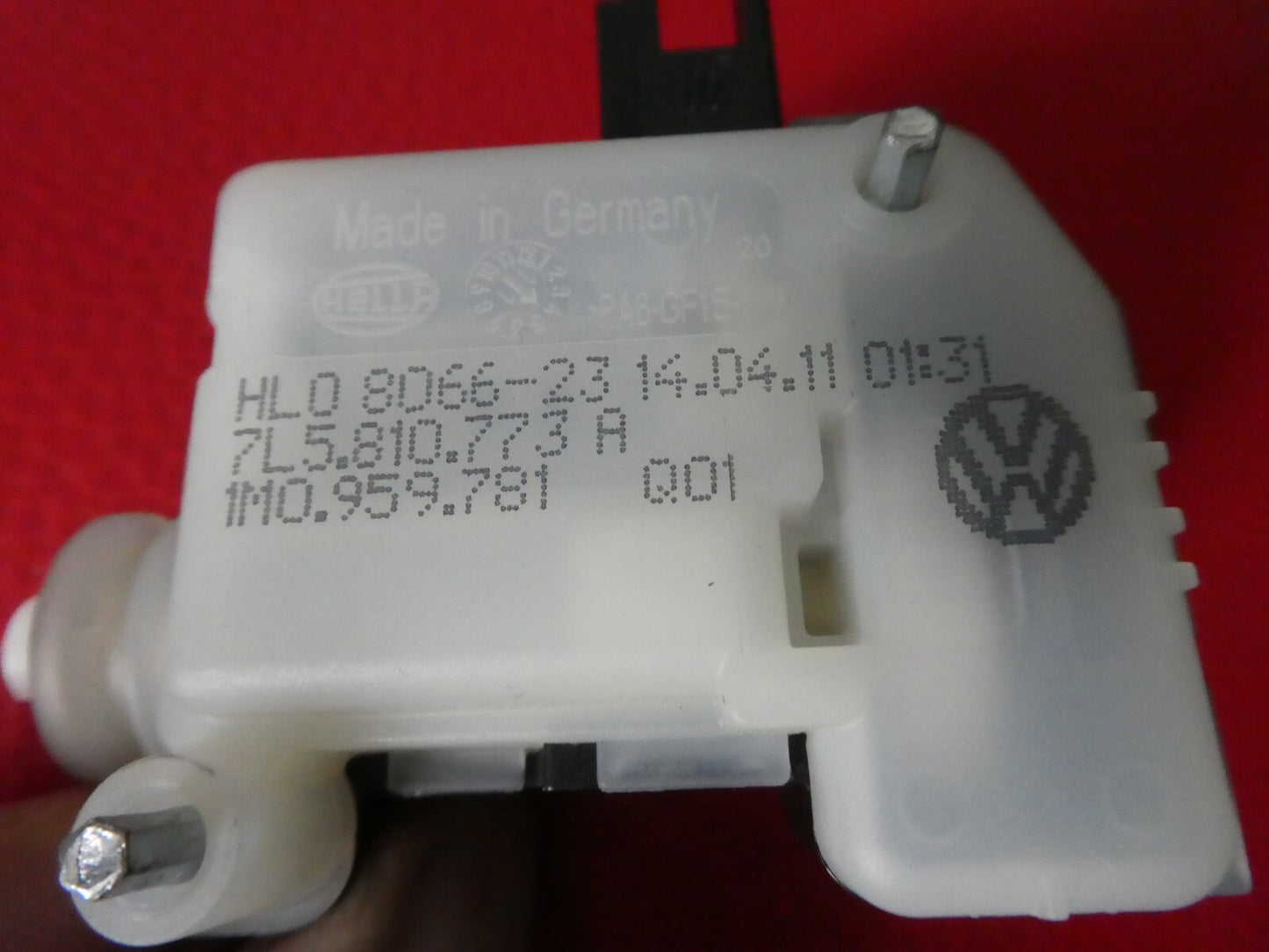 Porsche 970 Stellmotor Tankdeckel 7L5810773A _ 1M0959781 ORIGINAL gebraucht - Panamera
