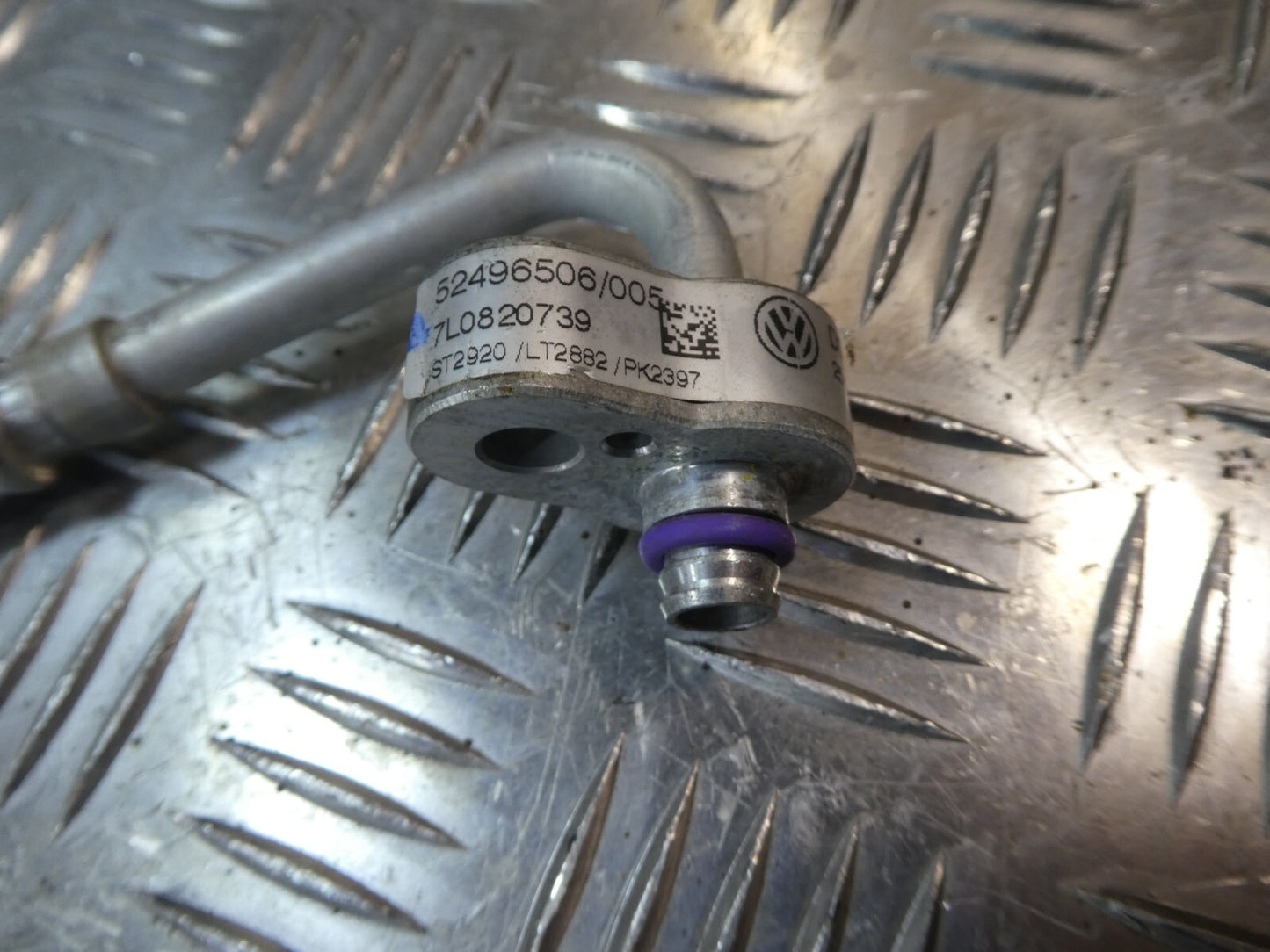 Porsche Cayenne 92A Kältemittelschlauch 7L0820739 ORIGINAL gebraucht - Klimaleitung