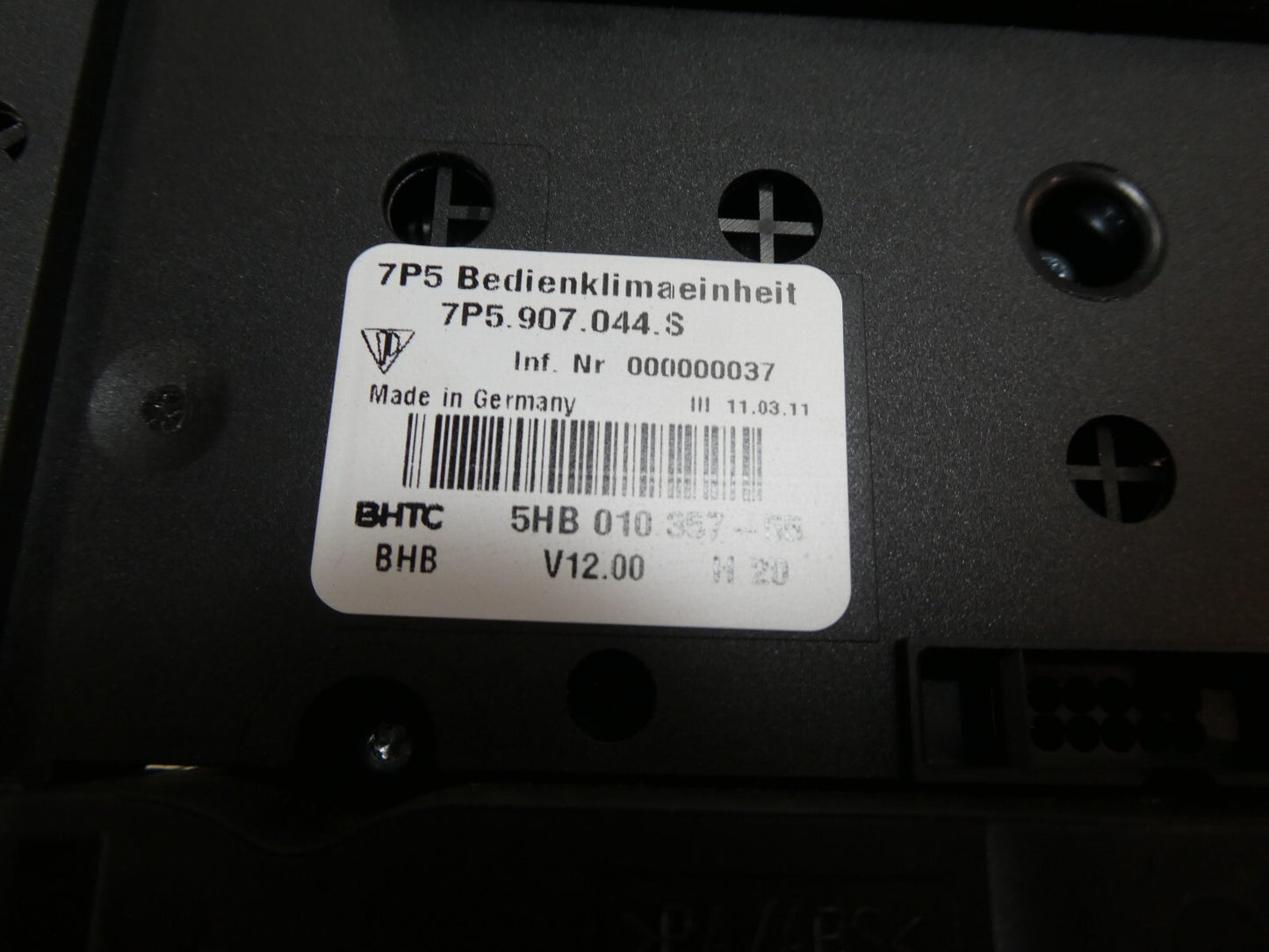 Porsche Cayenne 92A Bedieneinheit Vorne mitte 7P5907044S ORIGINAL gebraucht - Klimabedienteil