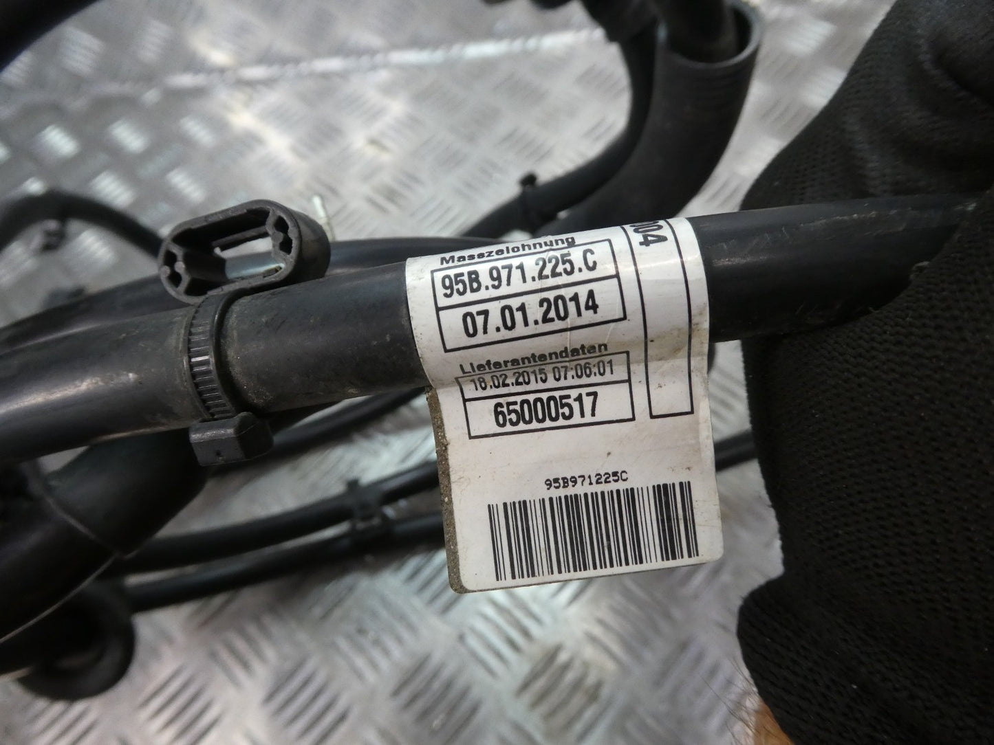 PORSCHE MACAN 2014-2018 3.0 TDI Batteriekabel Minus Kabel 95B971225C ORIGINAL gebraucht - Massekabel