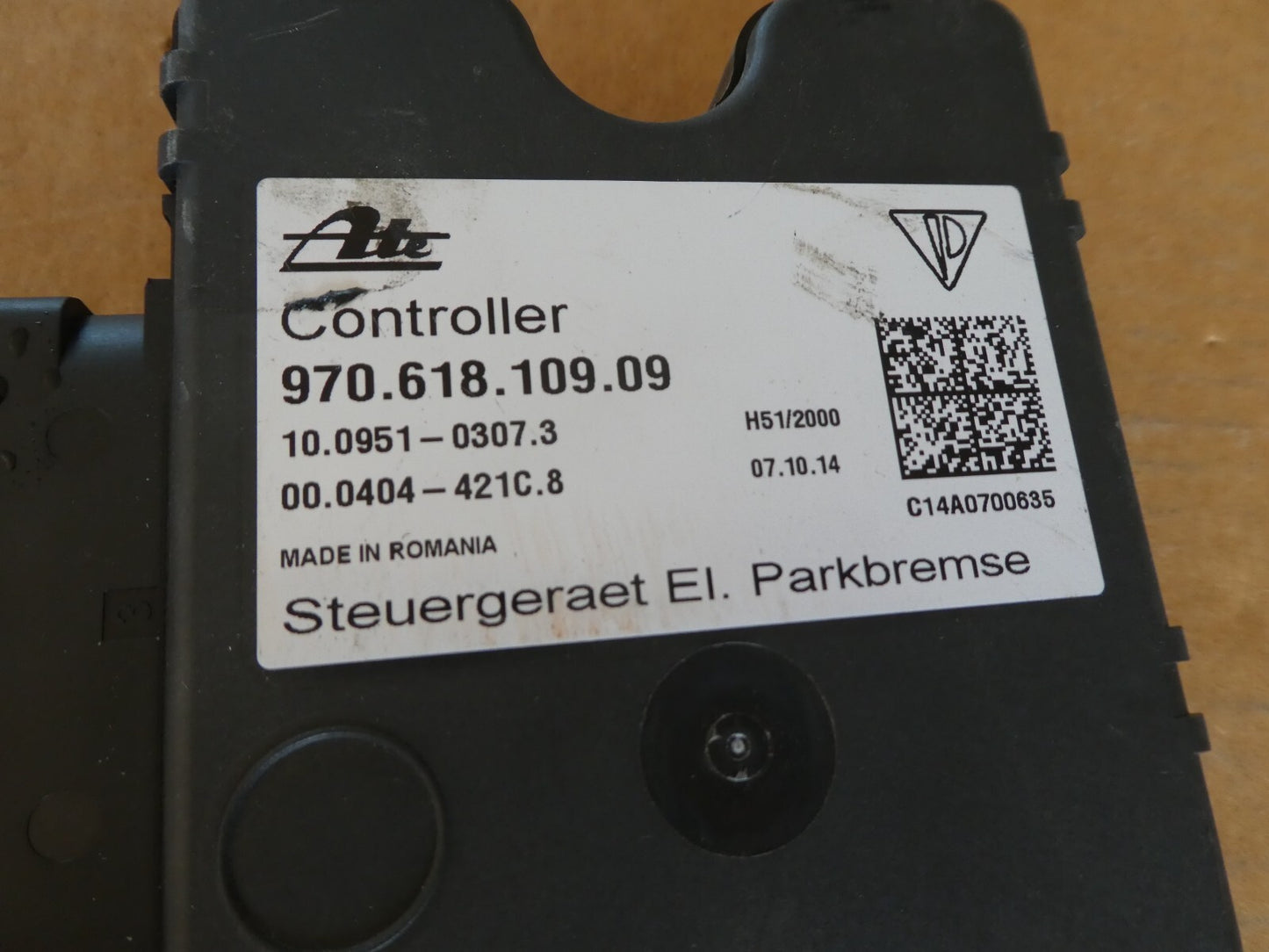 Porsche Panamera 3.0 S E-Hybrid El. Parkbremse steuergerät ATE ORIGINAL gebraucht - 97061810909