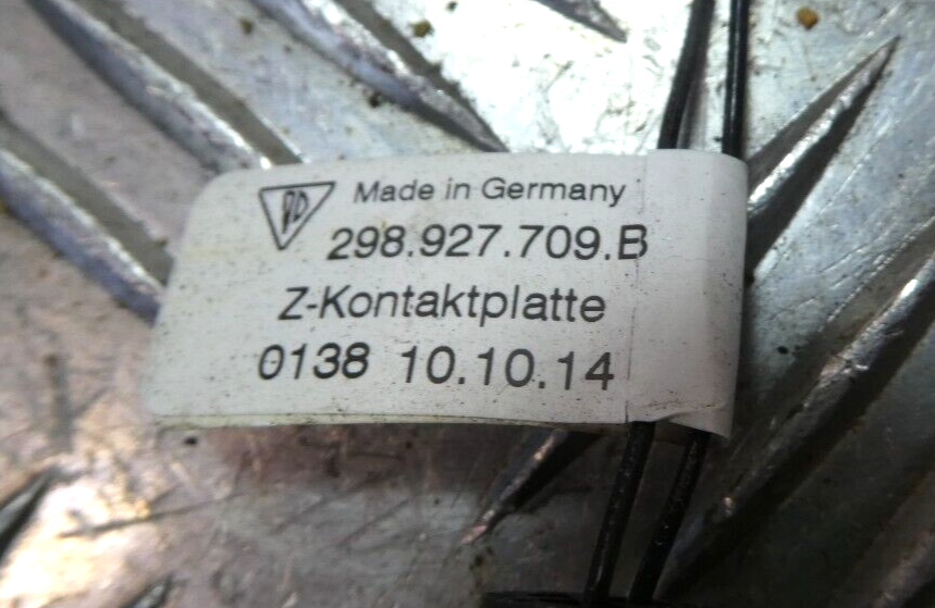 Porsche 970 Facelift Kontaktplatte mit tastschalter heckklappe 2-polig ORIGINAL gebraucht - Panamera