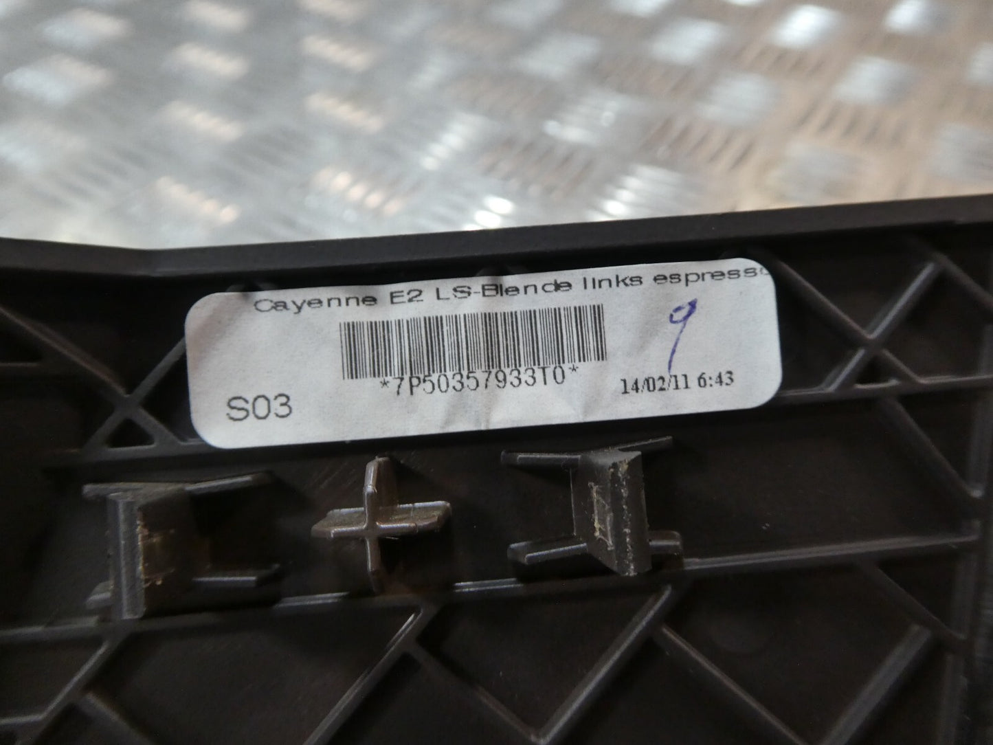 Porsche Cayenne 92A Abdeckung Armaturenbrett 7P5035793 3T0 Espresso ORIGINAL gebraucht - Lautsprecher