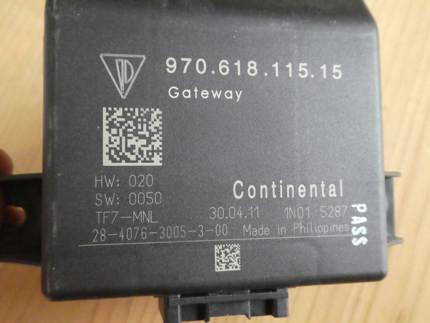 Porsche Panamera 970 Gateway Steuergerät Continental ORIGINAL gebraucht - - 97061811515