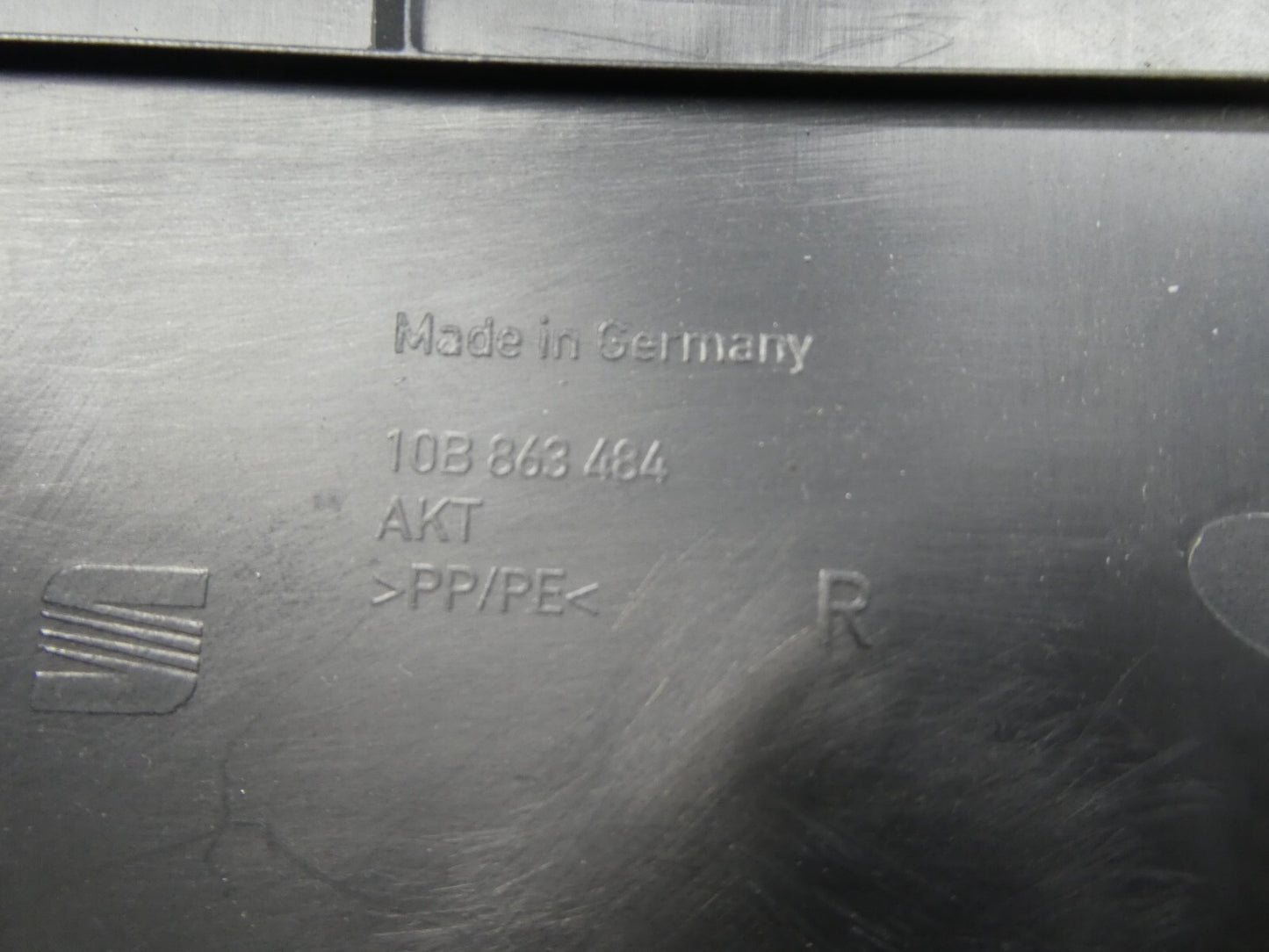 VW ID3 ID.3 A-Säule untere Verkleidung Recht 10B863484 schwarz ORIGINAL gebraucht - Volkswagen