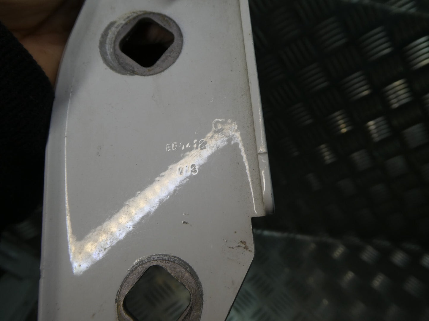Porsche Cayenne 92A Motorhauben Scharnier R+ L 7P5823302C + 7P5823301C gebraucht - Original