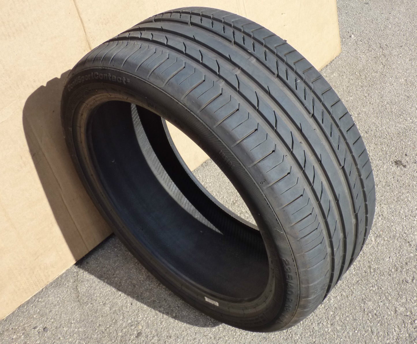 1 x Sommerreifen ContiSportContact 5 235 40 ZR18 91Y DOT 0715 6 mm profil